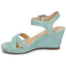 JB Martin QUERIDA Blu Sandali con zeppa Donna - 4