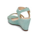 JB Martin QUERIDA Blu Sandali con zeppa Donna - 5