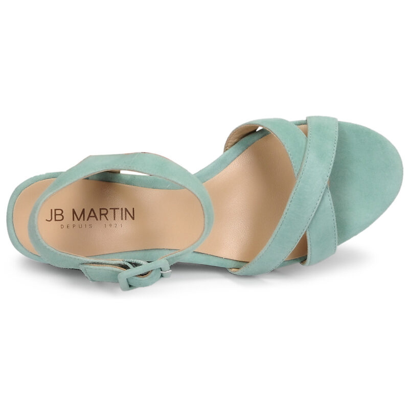 JB Martin QUERIDA Blu Sandali con zeppa Donna - 6