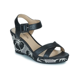 JB Martin QUERIDA Nero Sandali con zeppa Donna