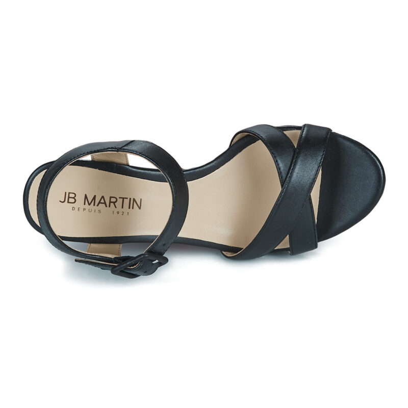 JB Martin QUERIDA Nero Sandali con zeppa Donna - 6