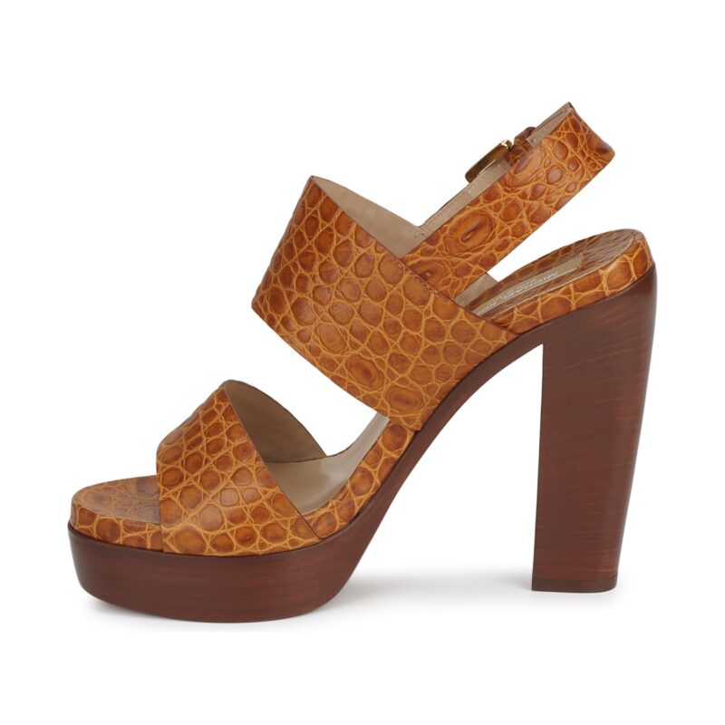 Michael Kors MATISSE LUX Marrone Sandali con tacco Donna - 4