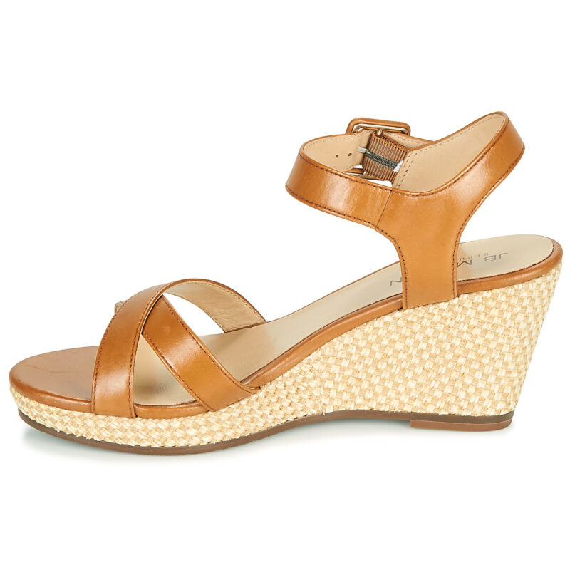 JB Martin QUERIDA Marrone Sandali con zeppa Donna - 4