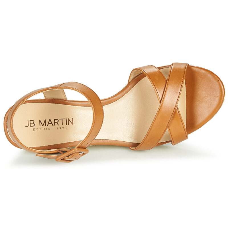 JB Martin QUERIDA Marrone Sandali con zeppa Donna - 6