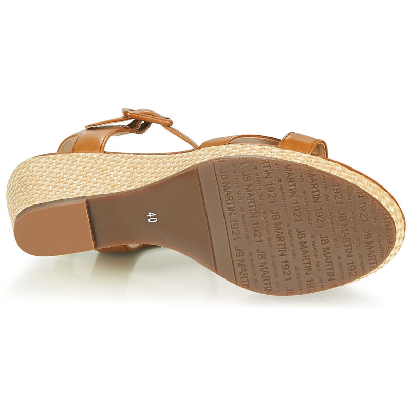 JB Martin QUERIDA Marrone Sandali con zeppa Donna - 7