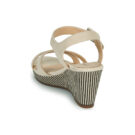 JB Martin QUERIDA Beige Sandali con zeppa Donna - 5