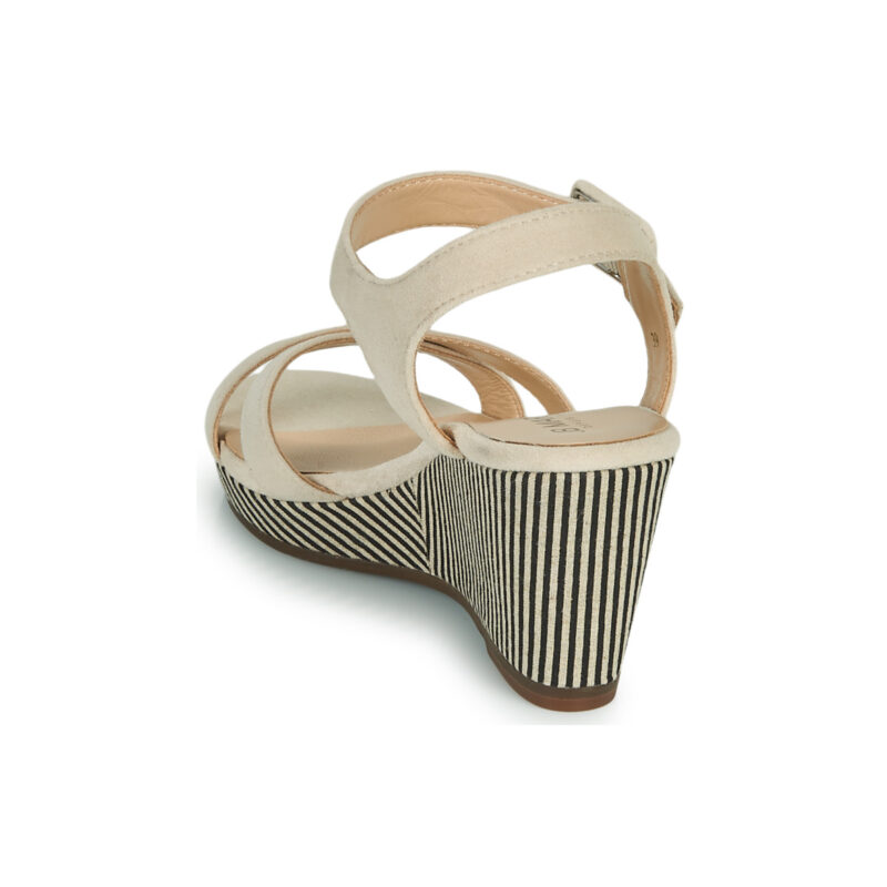 JB Martin QUERIDA Beige Sandali con zeppa Donna - 5