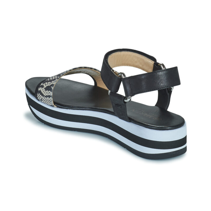JB Martin IMANI Nero Sandali con zeppa Donna - 7