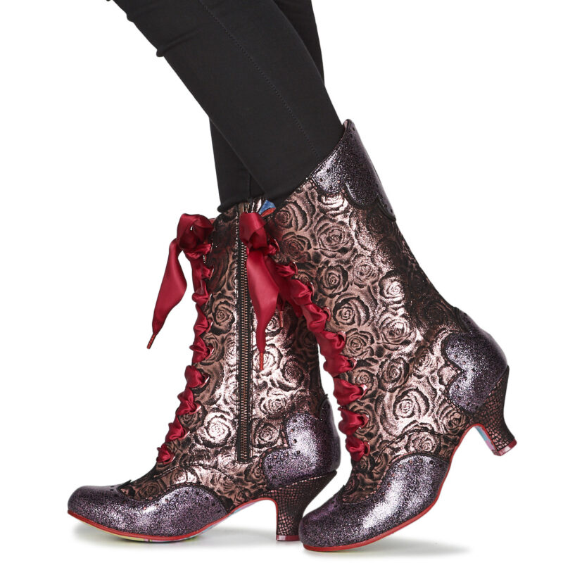 Irregular Choice CHIMNEY SMOKE Rosa Stivaletti Donna - 8
