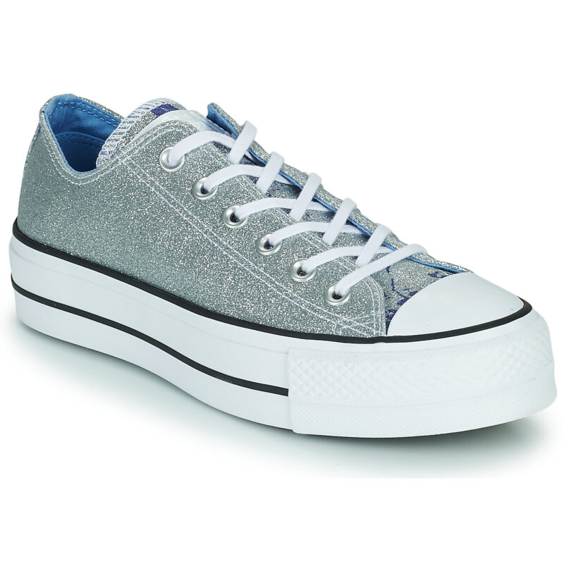 Converse  CHUCK TAYLOR ALL STAR LIFT HYBRID SHINE OX  Argento Sneakers alte Donna - 1