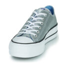 Converse  CHUCK TAYLOR ALL STAR LIFT HYBRID SHINE OX  Argento Sneakers alte Donna - 3