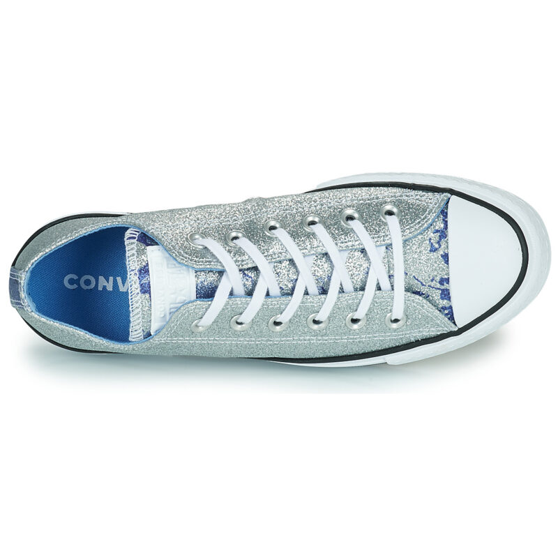 Converse  CHUCK TAYLOR ALL STAR LIFT HYBRID SHINE OX  Argento Sneakers alte Donna - 6