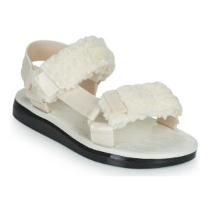 Melissa MELISSA Sandalias bajas para mujer PAPETTE FLUFFY RIDER AD color beige
