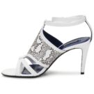 Roberto Cavalli TPS016 White Heeled Sandals Women - 4