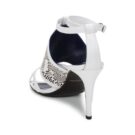 Roberto Cavalli TPS016 White Heeled Sandals Women - 5