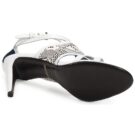Roberto Cavalli TPS016 White Heeled Sandals Women - 7