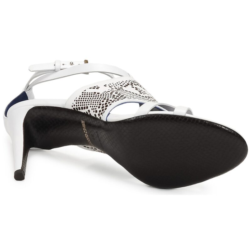 Roberto Cavalli TPS016 White Heeled Sandals Women - 7