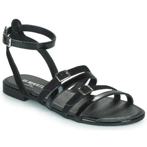 JB Martin ATHENA Schwarze niedrige Sandalen f&uuml;r Damen
