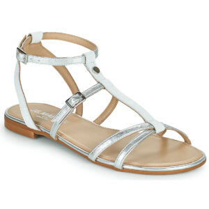 JB Martin ALICIA Wei&szlig;e Sandalen mit niedrigem Schaft f&uuml;r Damen
