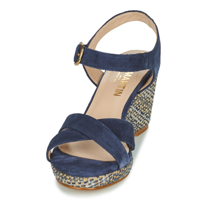 JB Martin VANITY Blu Sandali con zeppa Donna - 3