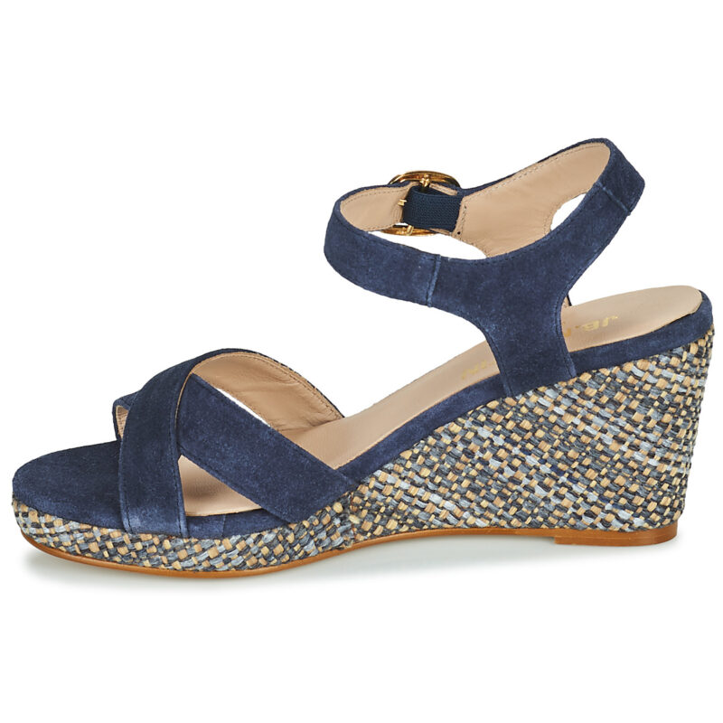 JB Martin VANITY Blu Sandali con zeppa Donna - 4