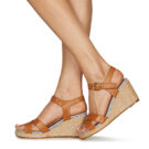 JB Martin VANITY Marrone Sandali con zeppa Donna - 8
