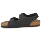 BIRKENSTOCK Milano Birko-flor / Black / Narrow Black Women's Low Sandals - 4