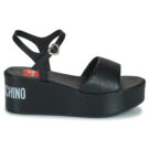 Love Moschino JA16197I0E Nero Sandali con zeppa Donna - 2