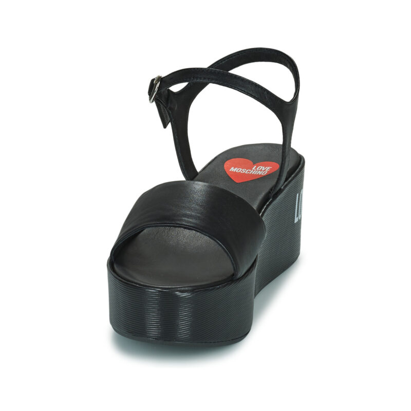 Love Moschino JA16197I0E Nero Sandali con zeppa Donna - 3