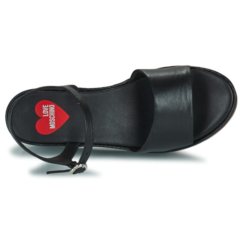 Love Moschino JA16197I0E Nero Sandali con zeppa Donna - 6