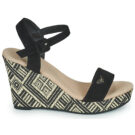 Les Petites Bombes DALA Nero Sandali con zeppa Donna - 2