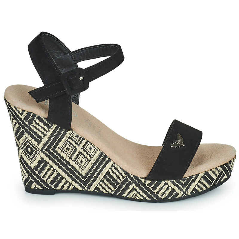 Les Petites Bombes DALA Nero Sandali con zeppa Donna - 2