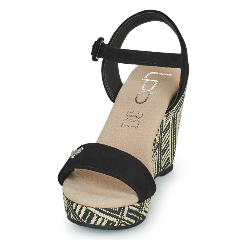 Les Petites Bombes DALA Nero Sandali con zeppa Donna - 3