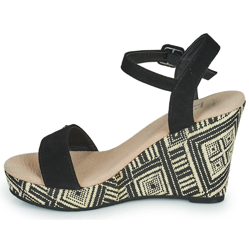 Les Petites Bombes DALA Nero Sandali con zeppa Donna - 4