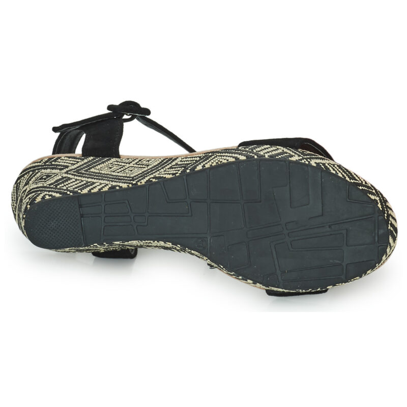 Les Petites Bombes DALA Nero Sandali con zeppa Donna - 7