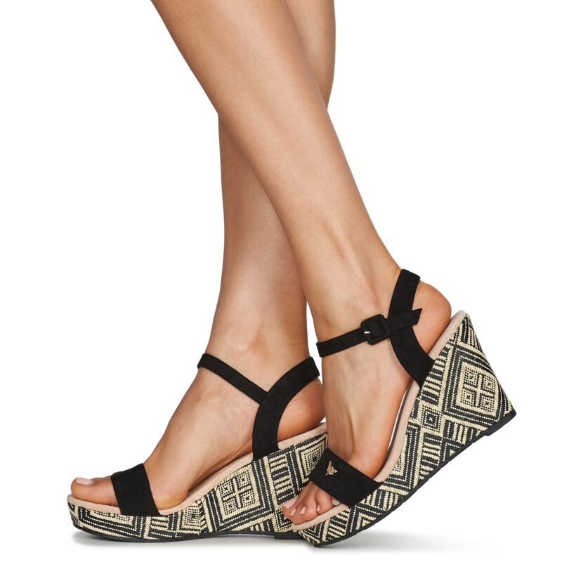 Les Petites Bombes DALA Nero Sandali con zeppa Donna - 8