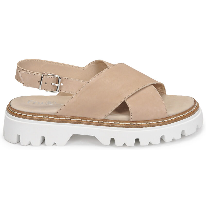 Fru.it 7464-100-TEXANO Beige Sandali bassi Donna - 2