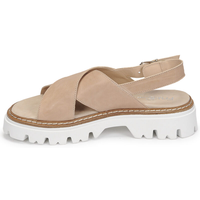 Fru.it 7464-100-TEXANO Beige Sandali bassi Donna - 4