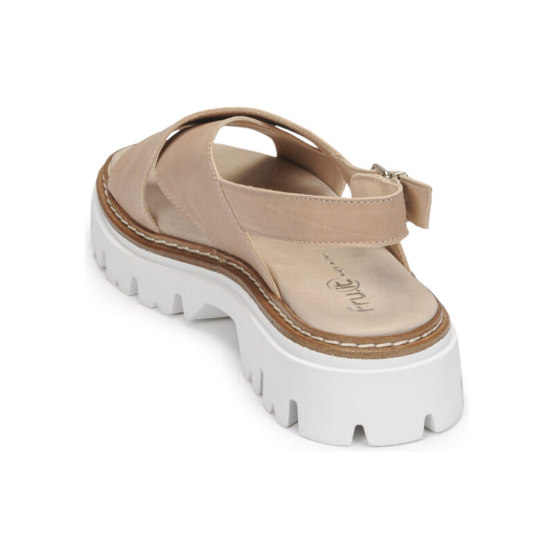 Fru.it 7464-100-TEXANO Beige Sandali bassi Donna - 5