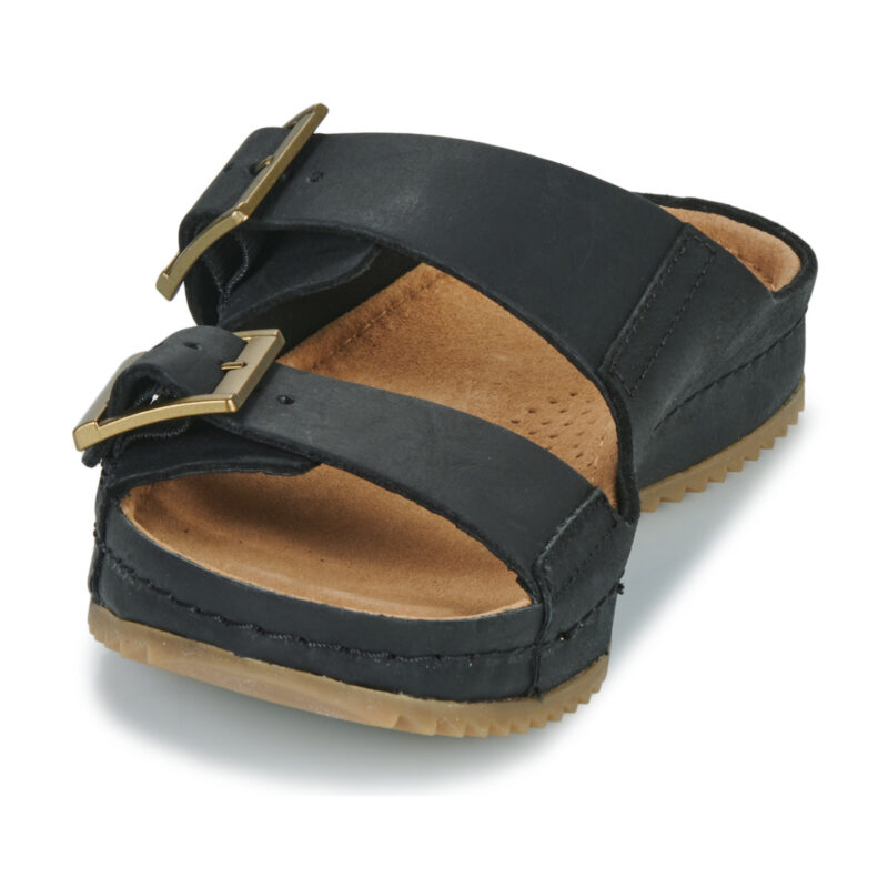 Clarks Brookleigh Sun Noir Sandales plates Femme - 3
