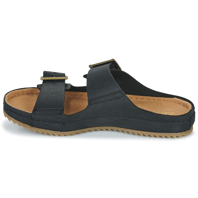 Clarks Brookleigh Sun Noir Sandales plates Femme - 4
