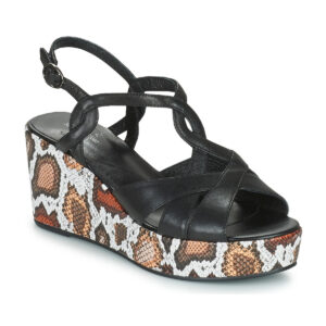 Metamorf'Ose  Lajeanne  Nero -  Sandali con zeppa  Donna