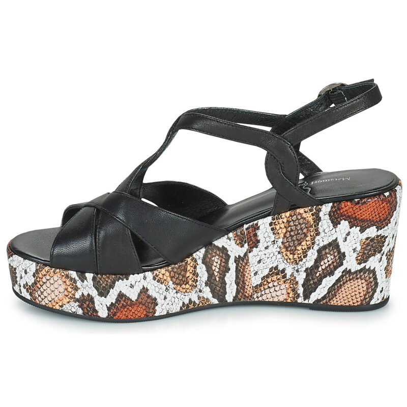 Metamorf'Ose  Lajeanne  Nero -  Sandali con zeppa  Donna - 4