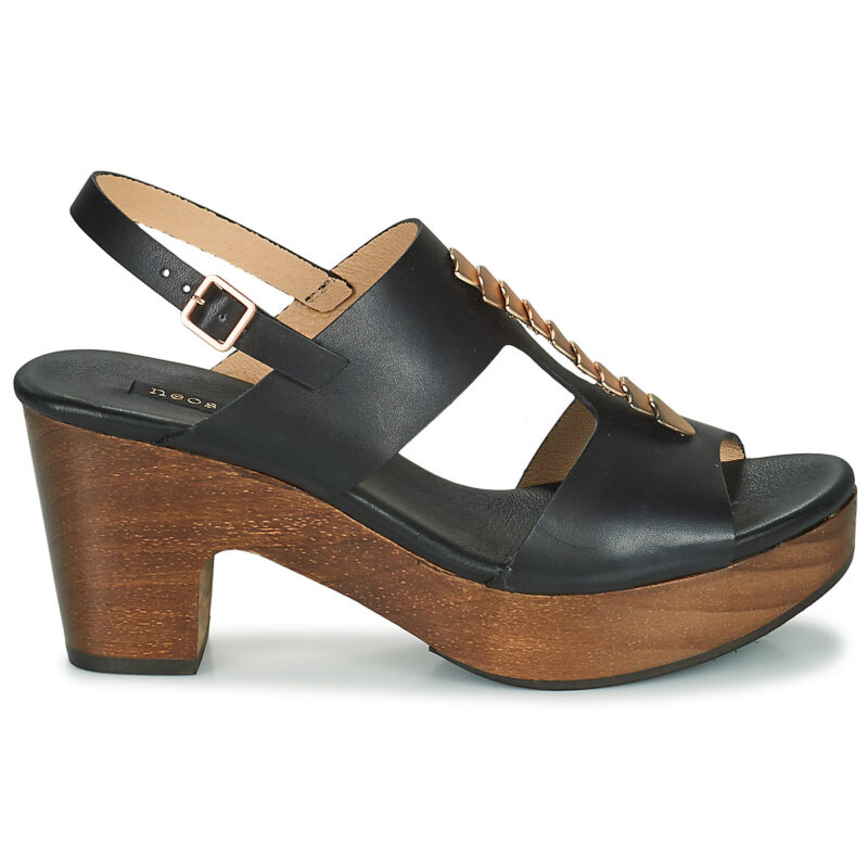 Neosens ST LAURENT Nero Sandali con zeppa Donna - 2