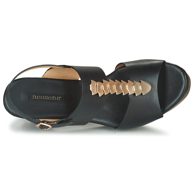 Neosens ST LAURENT Nero Sandali con zeppa Donna - 6