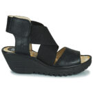 Fly London YUBA 385 FLY Nero Sandali con zeppa Donna - 2
