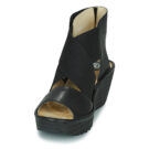 Fly London YUBA 385 FLY Nero Sandali con zeppa Donna - 3