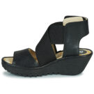 Fly London YUBA 385 FLY Nero Sandali con zeppa Donna - 4