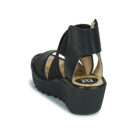 Fly London YUBA 385 FLY Nero Sandali con zeppa Donna - 5