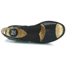 Fly London YUBA 385 FLY Nero Sandali con zeppa Donna - 6